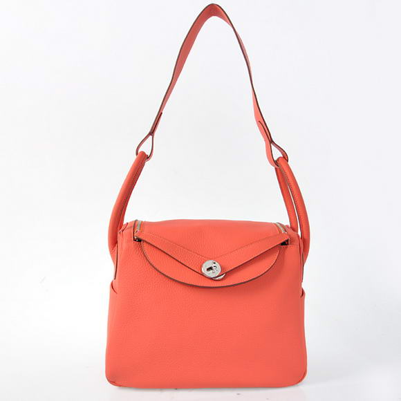 H1057 Hermes Lindy 30CM Havanne borse 1057 a luci rosse di pelle